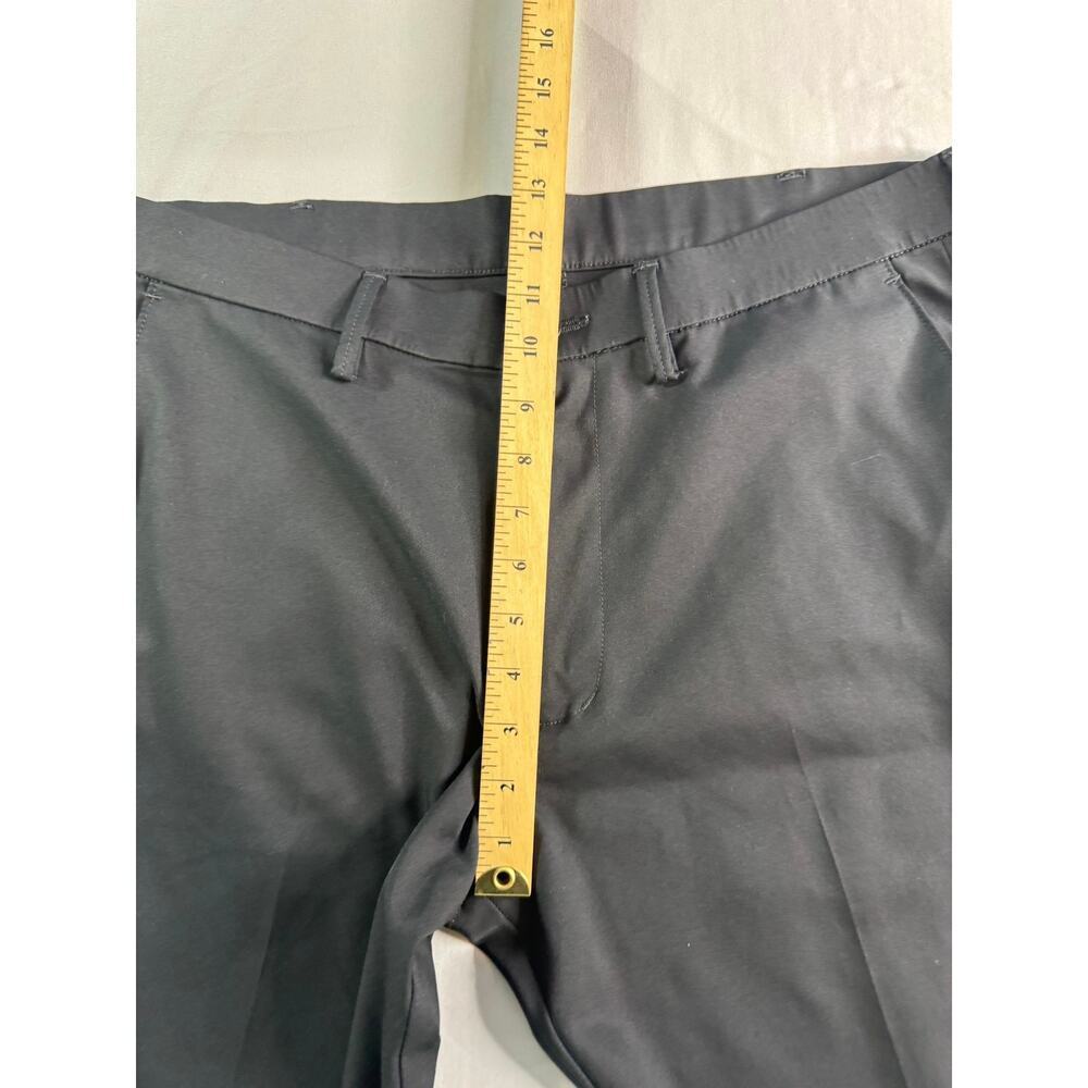 Haggar H26 Black Dress Pants Mens 36x32 Flat Front Career Stretch - Picture 8 of 8